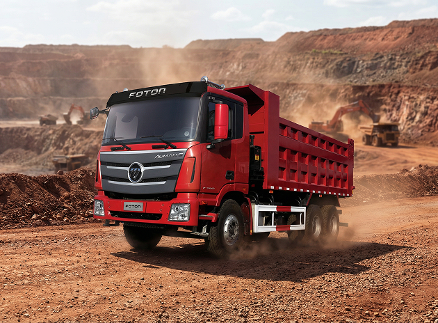 Foton tipper units in action